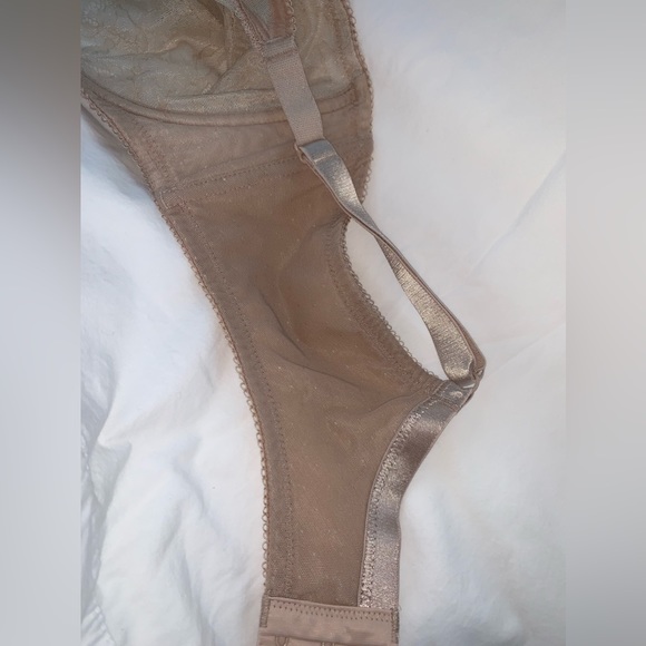 WACOAL 855186 RETRO CHIC unlined
Chantilly Lace Toast UW Minimizer Bra 42H - Picture 12 of 14